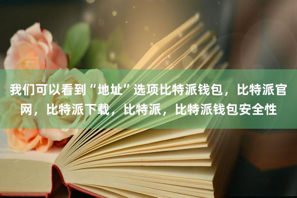 我们可以看到“地址”选项比特派钱包，比特派官网，比特派下载，比特派，比特派钱包安全性