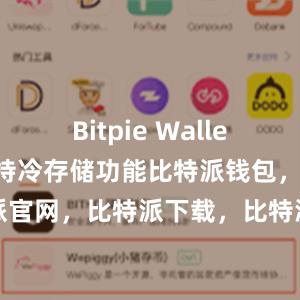 Bitpie Wallet App还支持冷存储功能比特派钱包，比特派官网，比特派下载，比特派，比特派钱包安全性